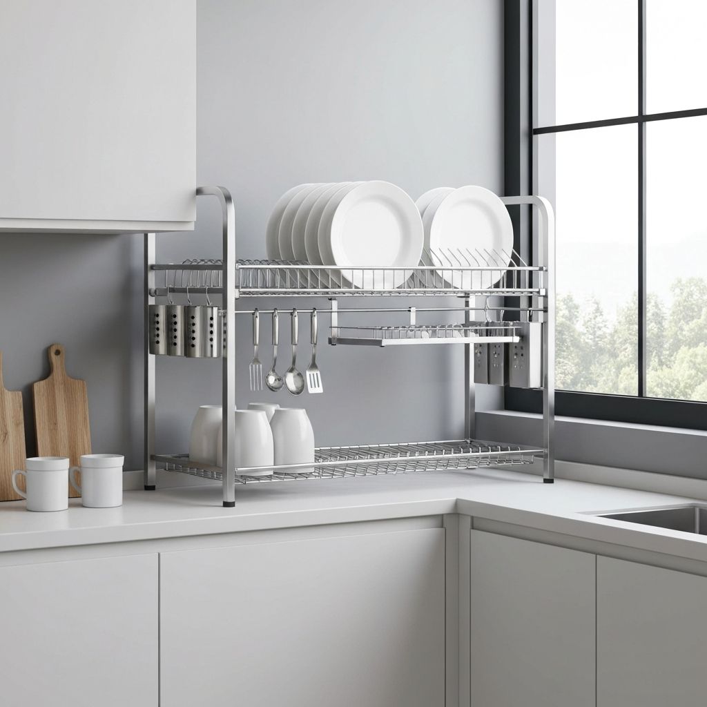 MaxiClean 2025 – Escorredor Organizador Antibagunça com Desconto Especial - Imagem 1